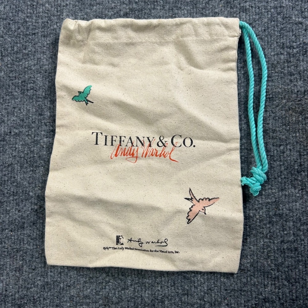 Rare Tiffany & Co. Andy Warhol Canvas Pouch Dust Bag 1